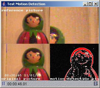 motion detection in java with source code